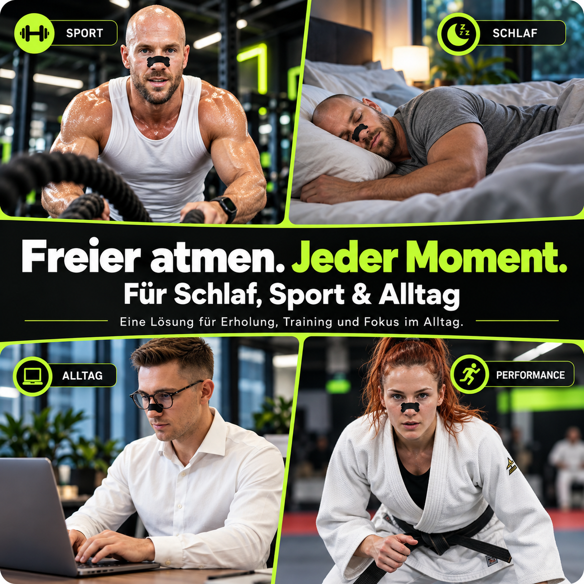DIVNO Nasenpflaster 3er Bundle (270 Stück) – Premium Nasenstrips – Extra starker Halt bis zu 8 Std. – Für Schlaf, Sport & freie Nasenatmung